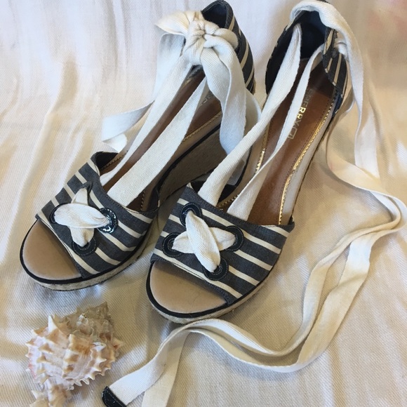 Sperry “Palm Beach” Espadrille Wedges - Picture 2 of 7